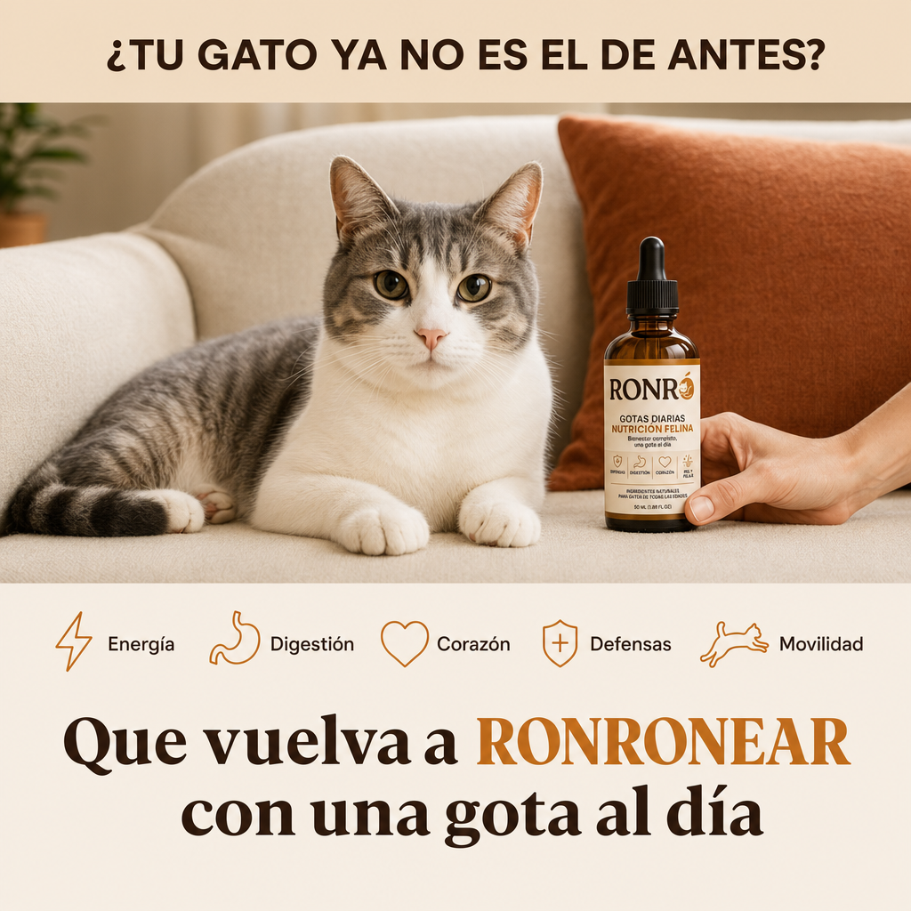 Gotas Diarias de Nutrición Felina