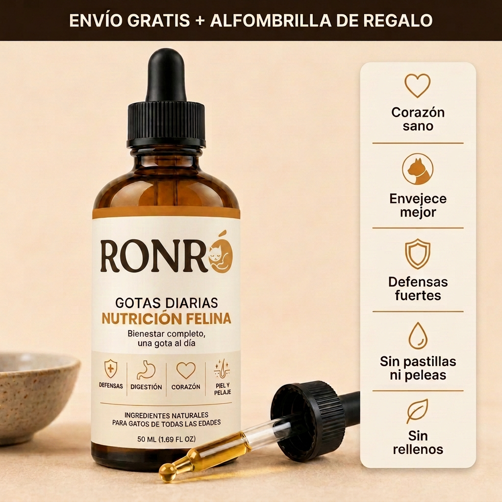 Gotas Diarias de Nutrición Felina